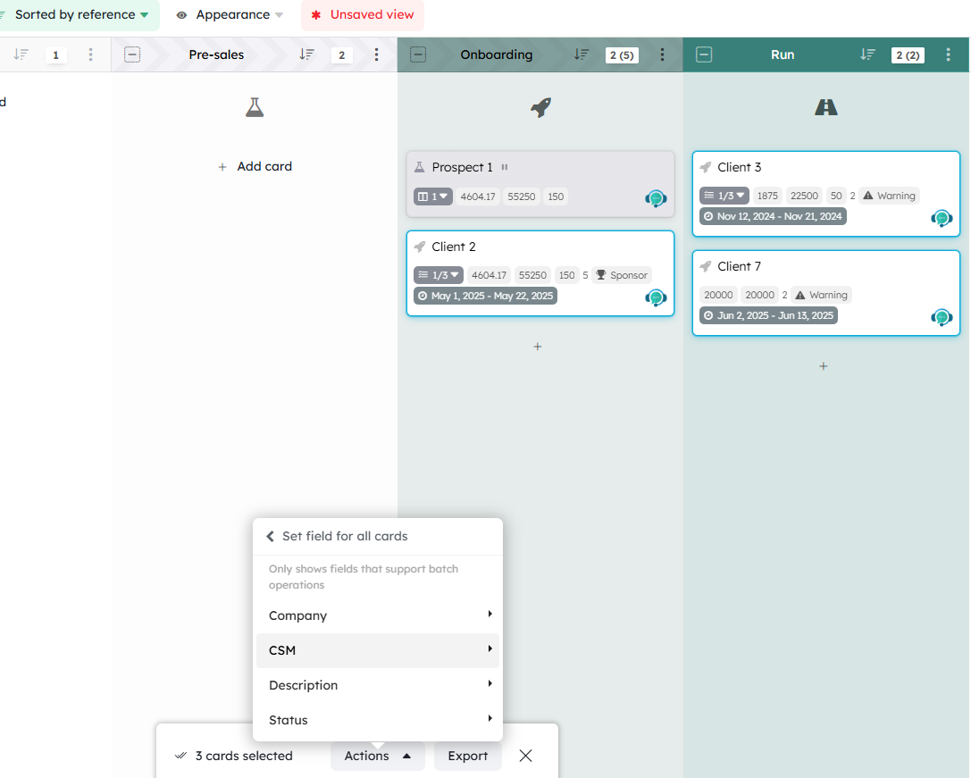 batch editing with search