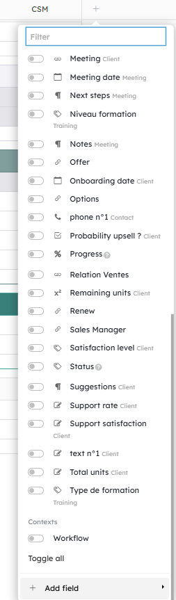 add new columns