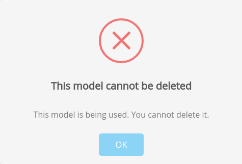 delete model