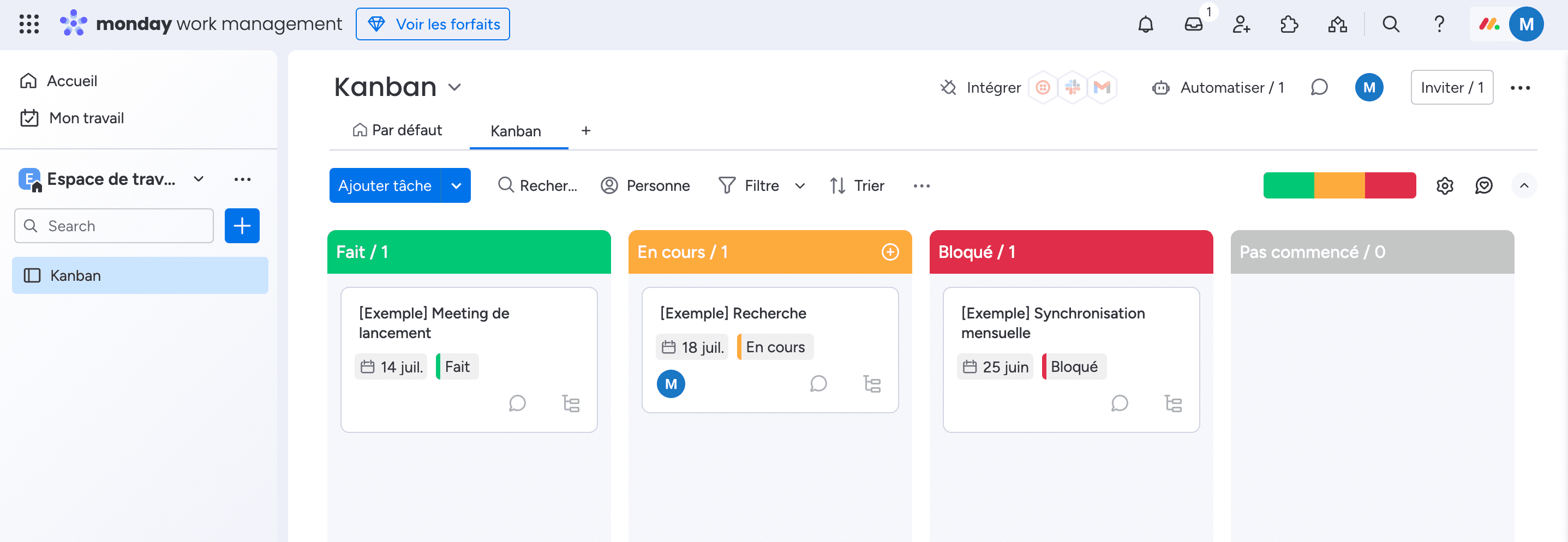 kanban monday board