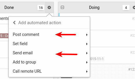 new automated actions