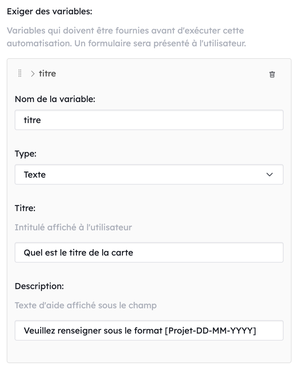 automation variable automation variable